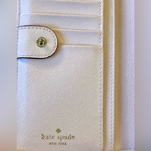 Kate Spade Haven Lane Stacy Glitter Dot Wallet in Plum Dawn - Picture 6 of 12